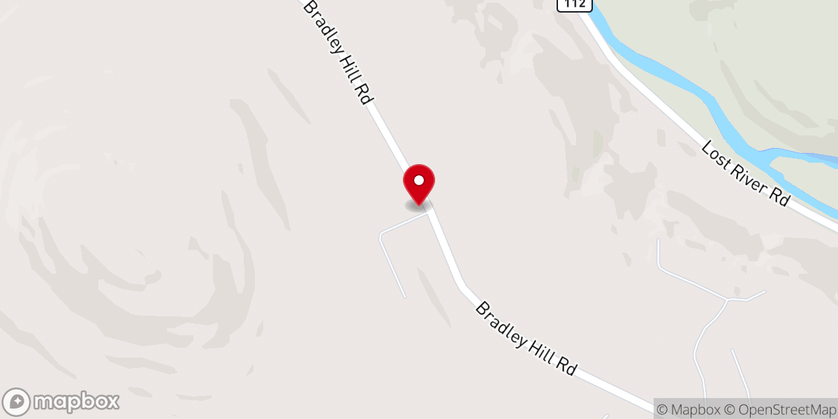 Map showing location of Benton Bible Chapel
