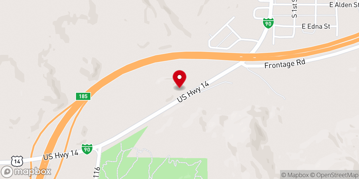 Map showing location of Church of Christ