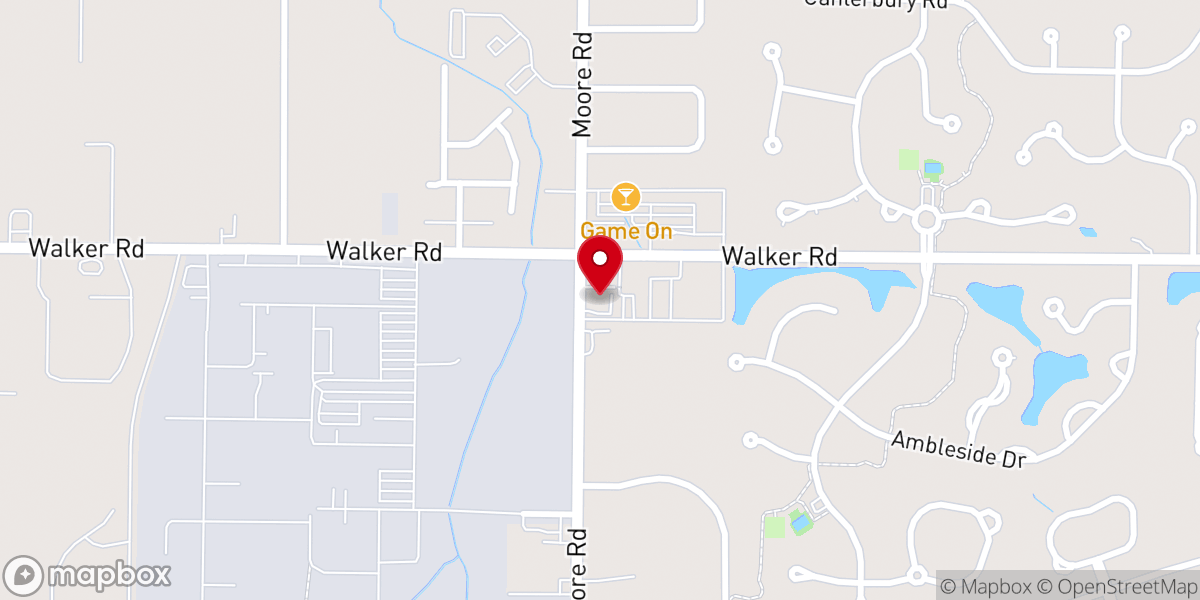Map showing location of God Cares Ministry