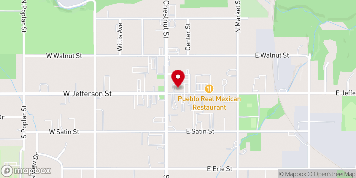 Map showing location of Journey Community Church, Jefferson Campus