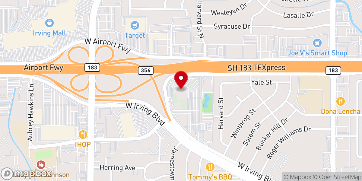 Map showing location of Casa de Dios Cielos Abiertos