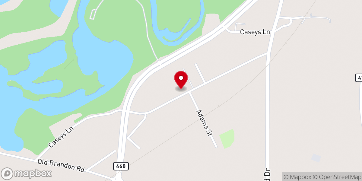 Map showing location of House of Prayer Church