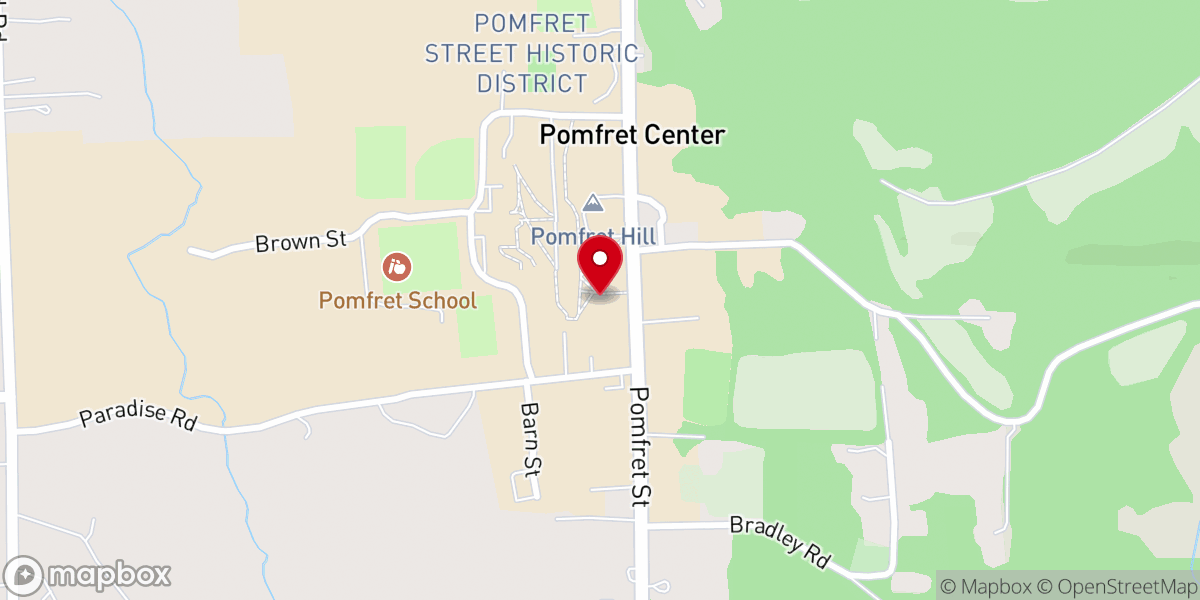 Map showing location of Clark Memorial Chapel