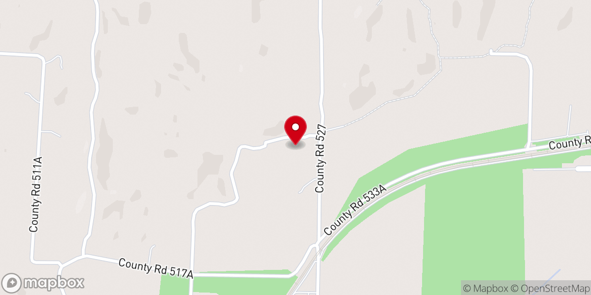 Map showing location of Pleasant Valley Church