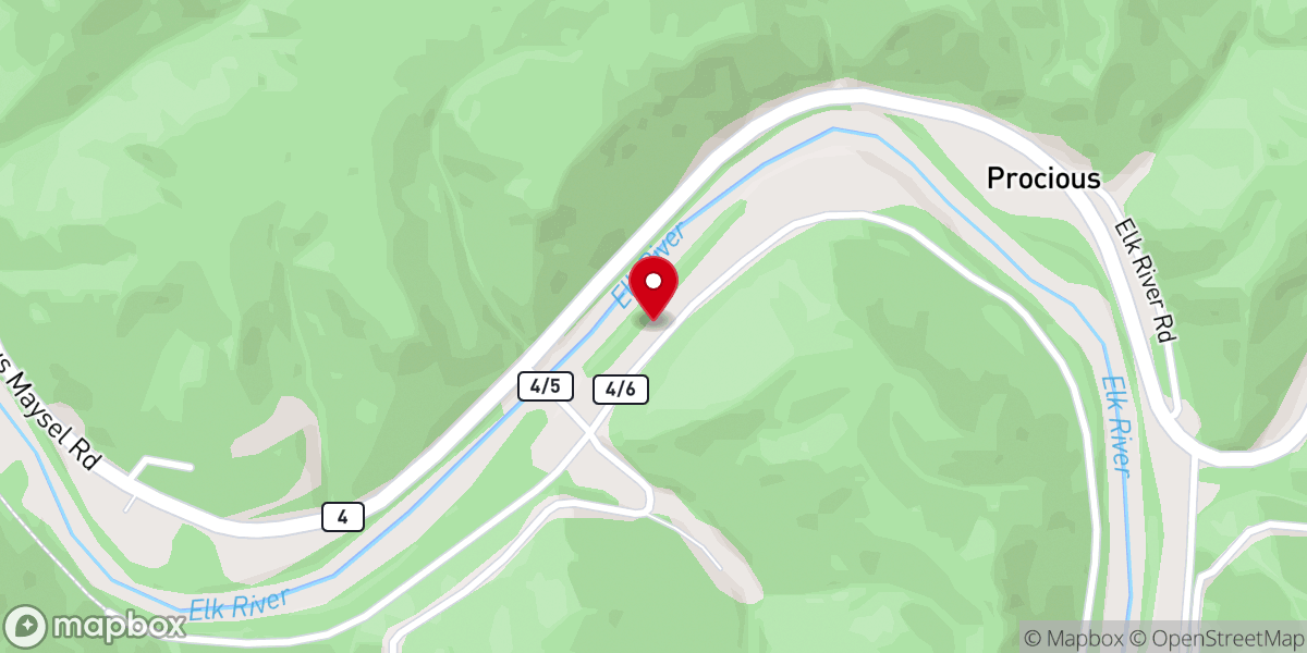 Map showing location of Burke Community Church