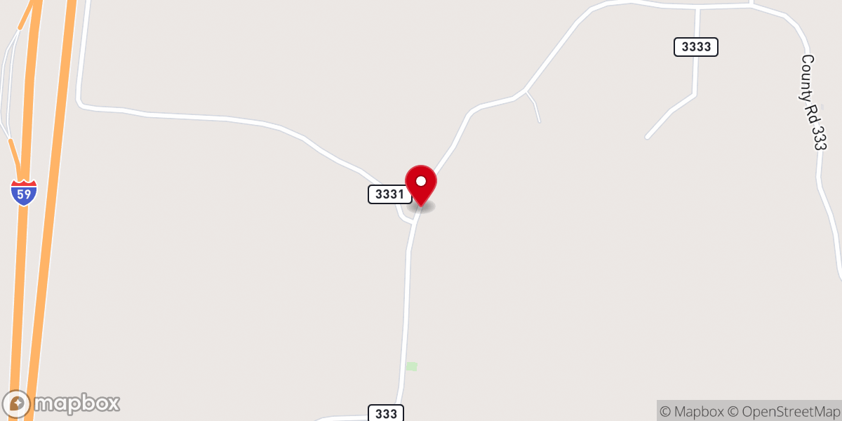Map showing location of Wesley Chapel AME Church