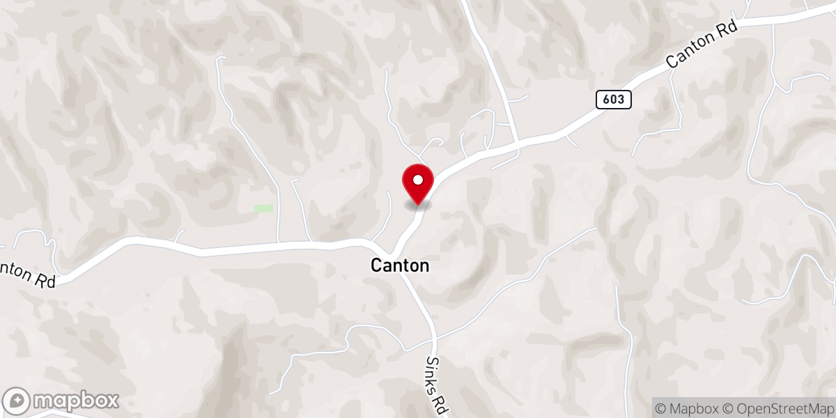 Map showing location of Burks Union Church