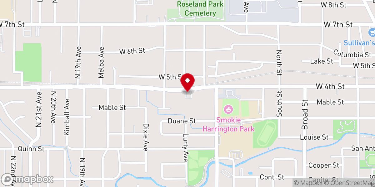 Map showing location of Anointed Word Ministries
