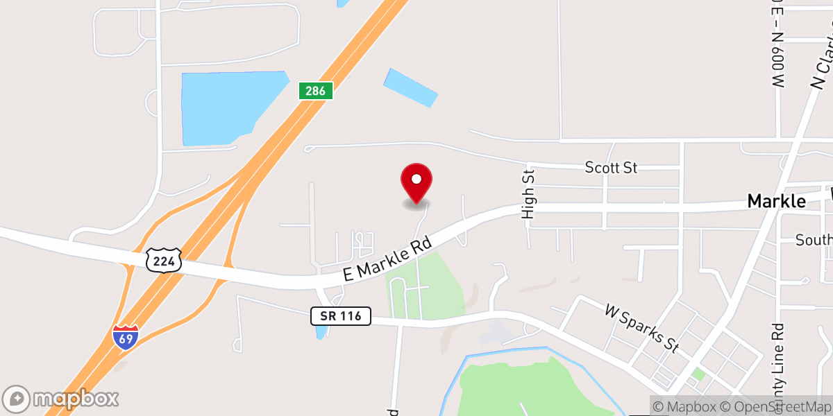 Map showing location of TurnPointe Community Church