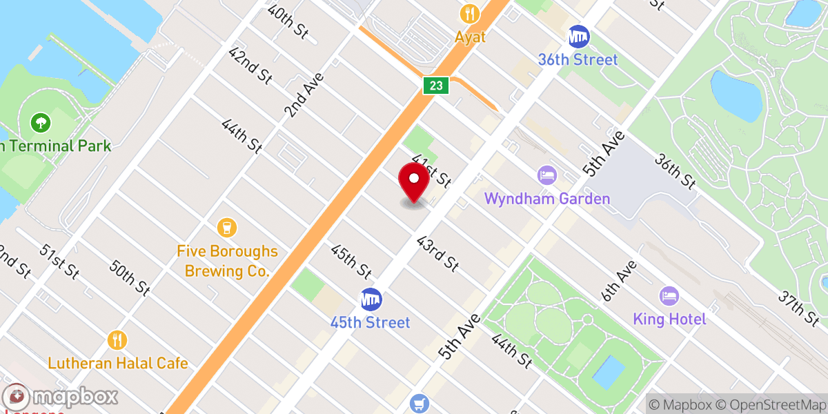 Map showing location of Saint Michael Catholic Church