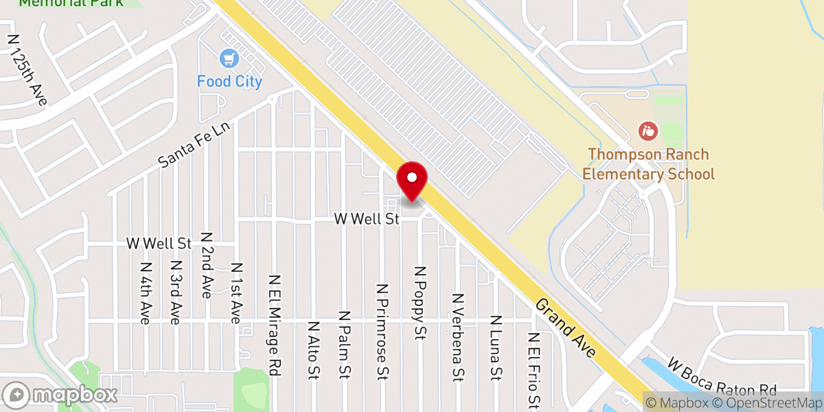 Map showing location of Liberty Community Church