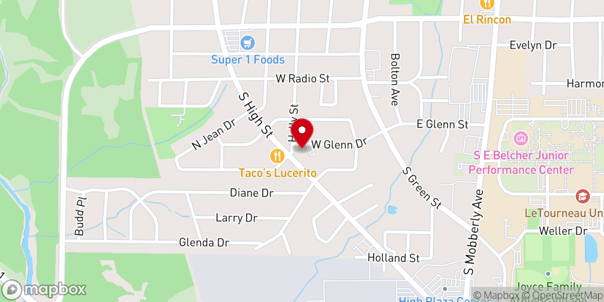 Map showing location of St Paul Missionary Baptist Church