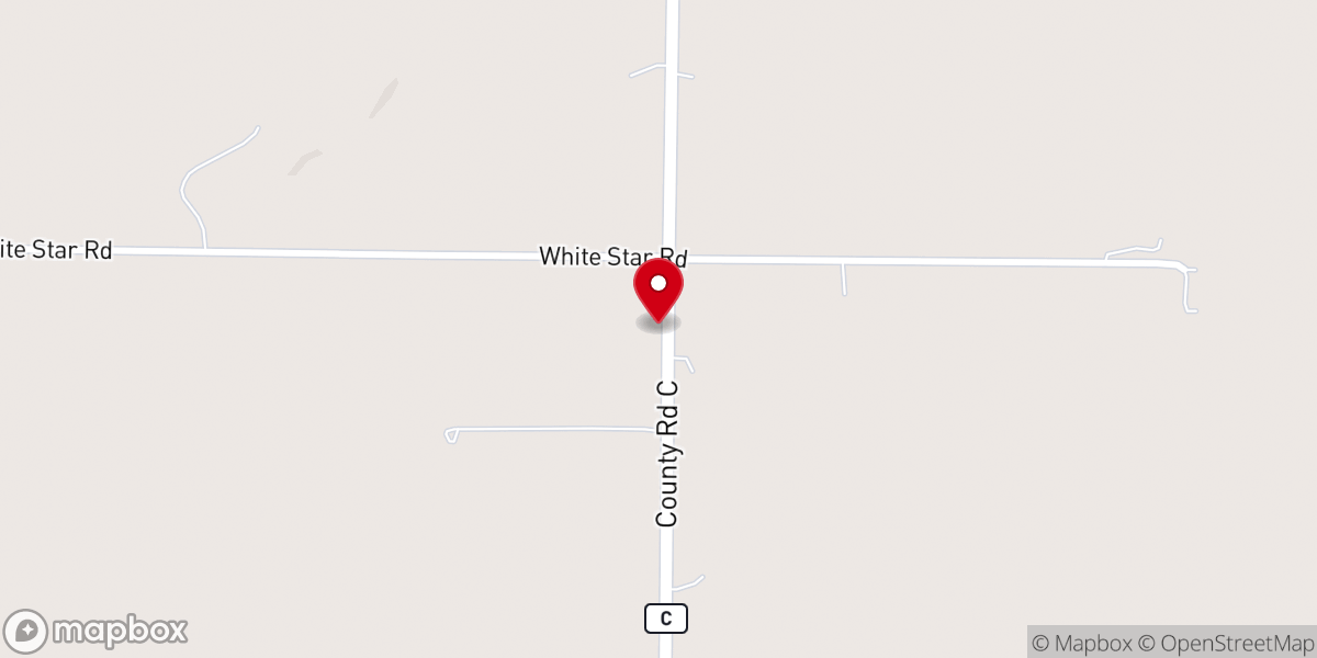 Map showing location of White Star Church