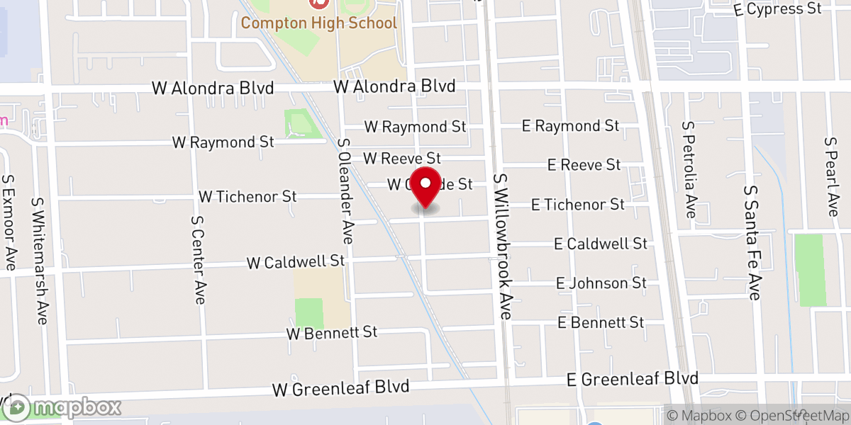 Map showing location of Faith Community Church Pastor Timothy G Chambers