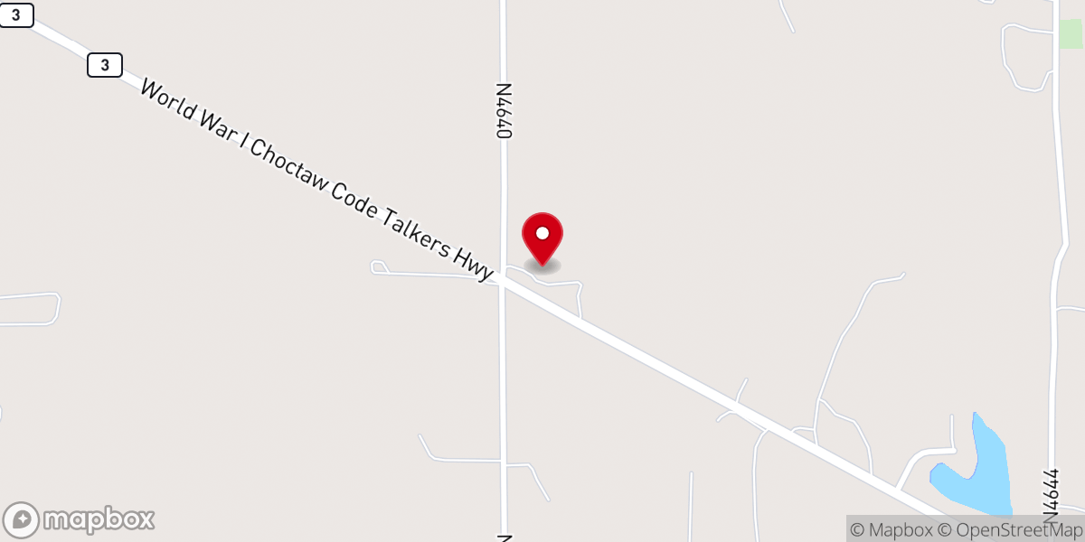 Map showing location of Myrtlewood Baptist Church