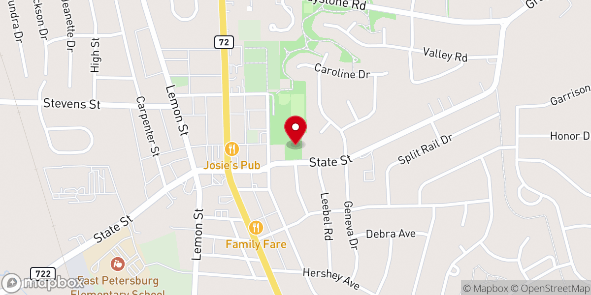 Map showing location of Real Life Church of God