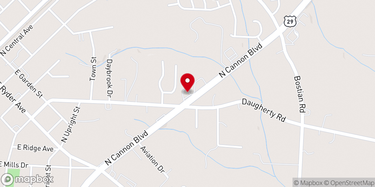 Map showing location of The Brook Church