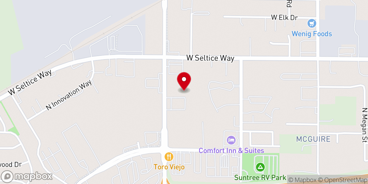 Map showing location of New Hope Fellowship NI