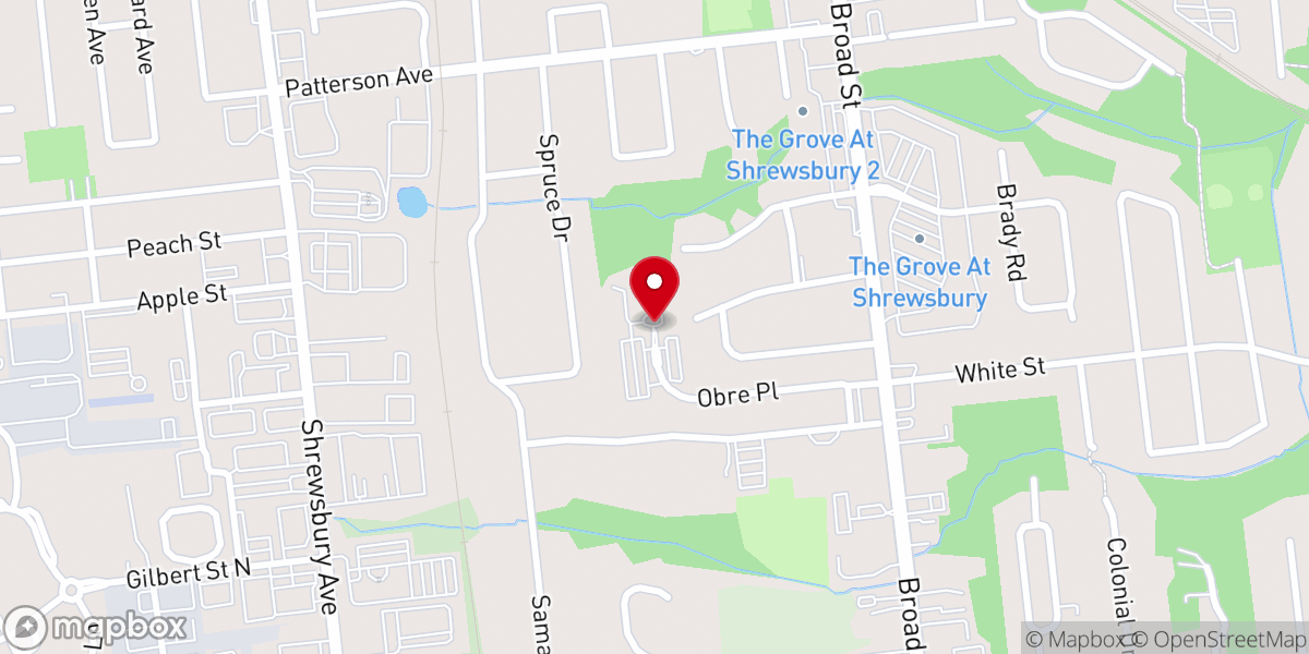 Map showing location of Shadowbrook at Shrewsbury