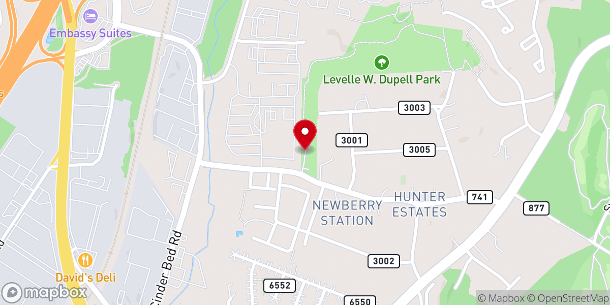 Map showing location of Levelle W. Dupell Park