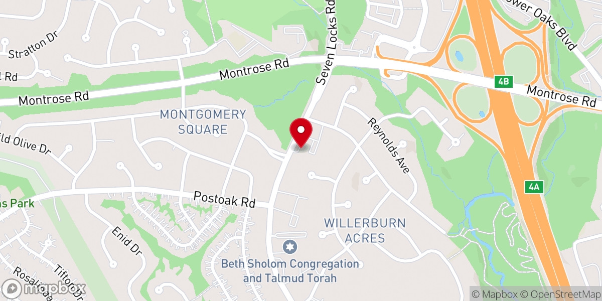 Map showing location of Geneva United Presbyterian Church