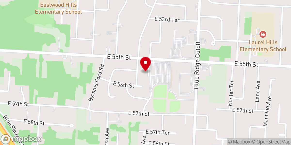 Map showing location of Peoples Church