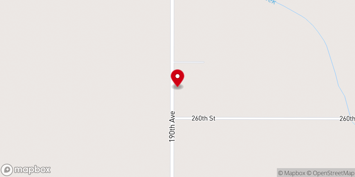 Map showing location of Our Savior's Lutheran Church