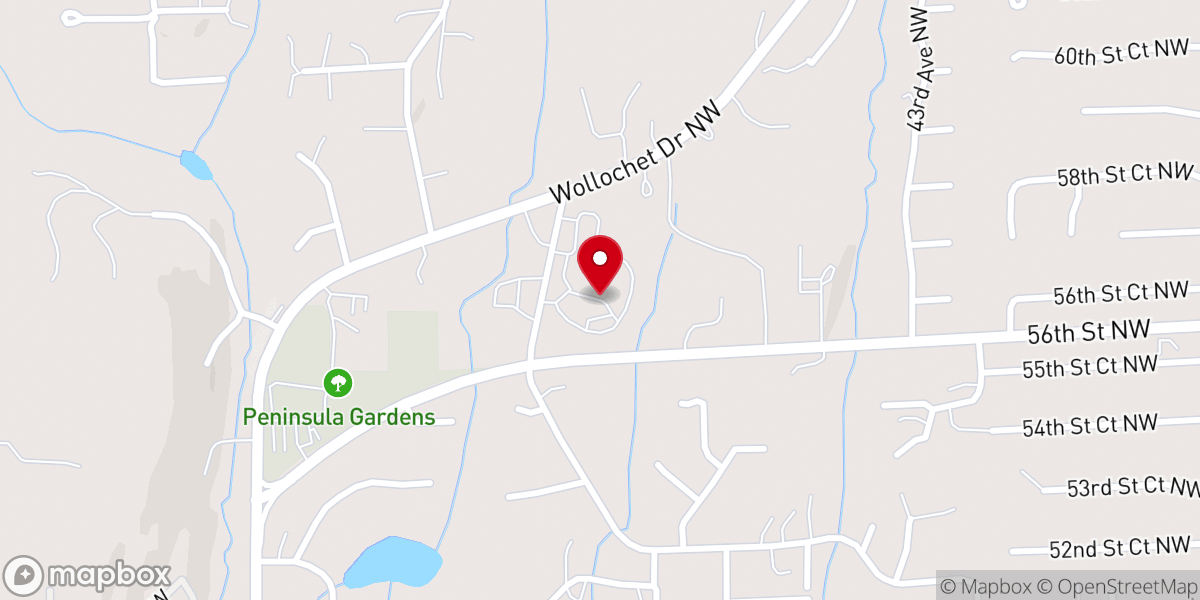 Map showing location of Harbor Covenant Church