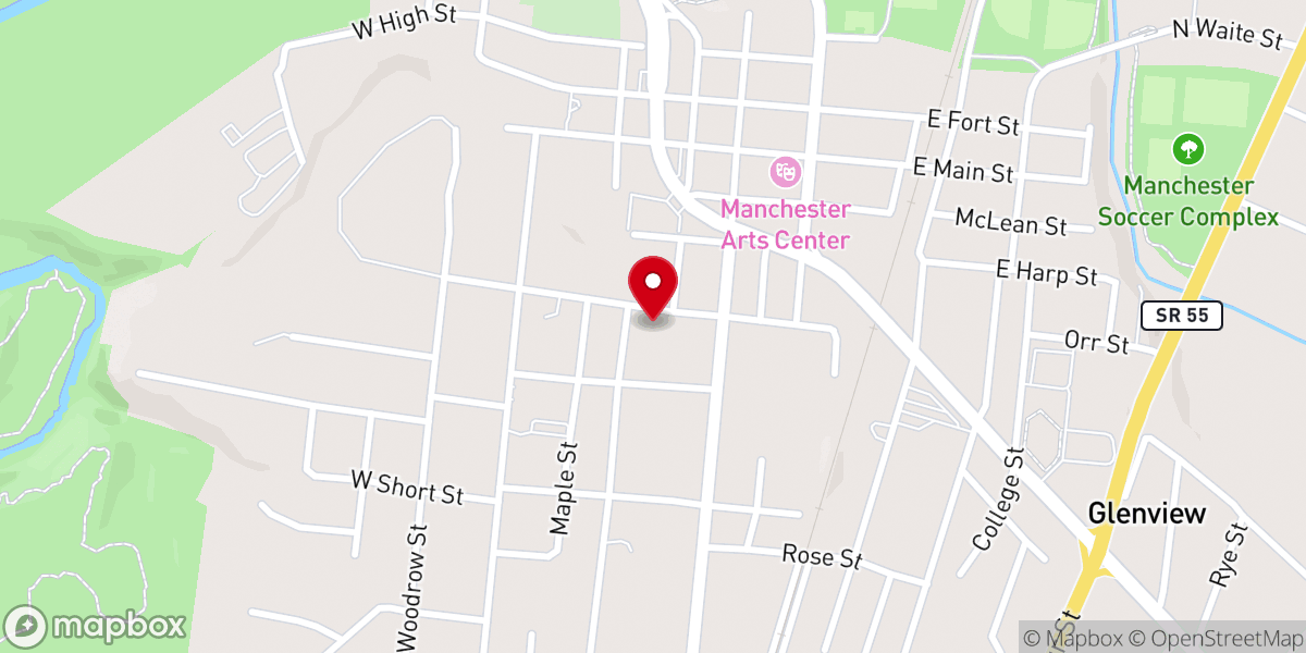 Map showing location of Be The Bush Ministries