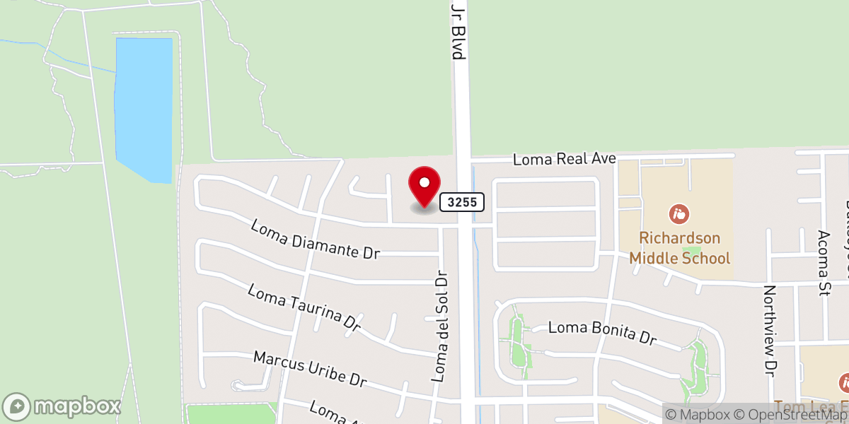 Map showing location of Christ Community Methodist Church