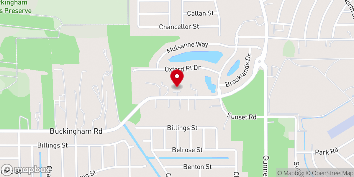 Map showing location of Lehigh Acres church of Christ