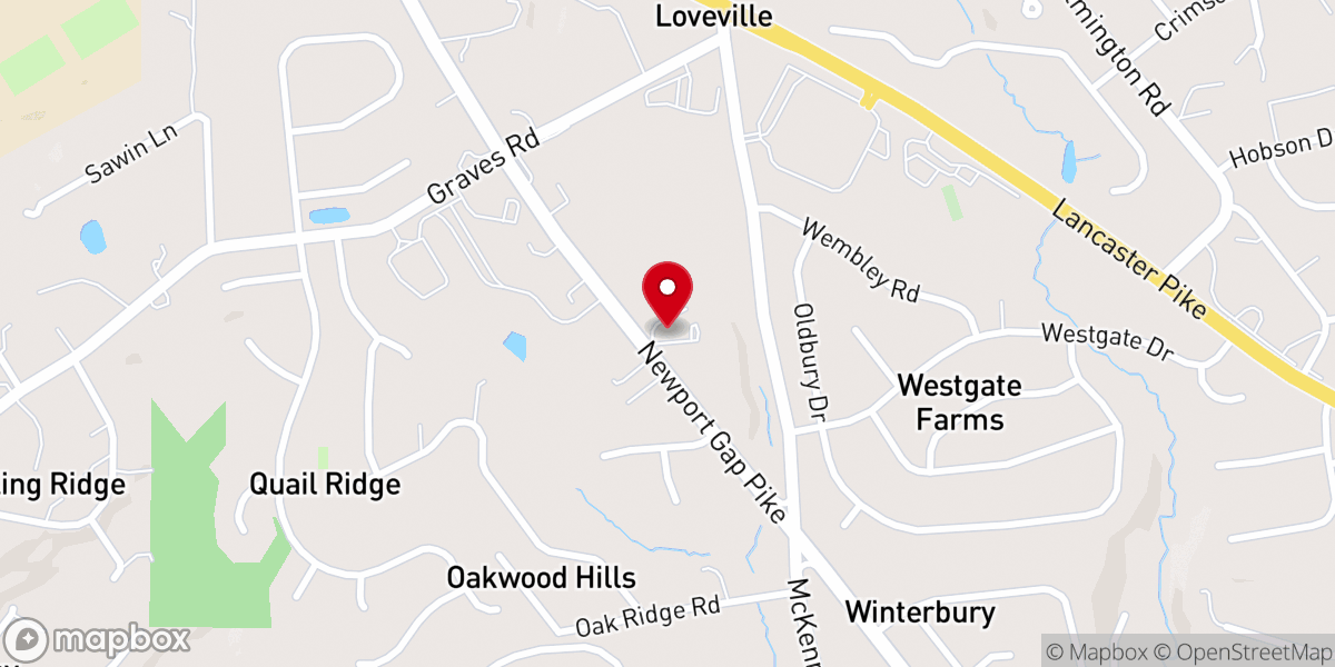 Map showing location of Harvest Christian Fellowship