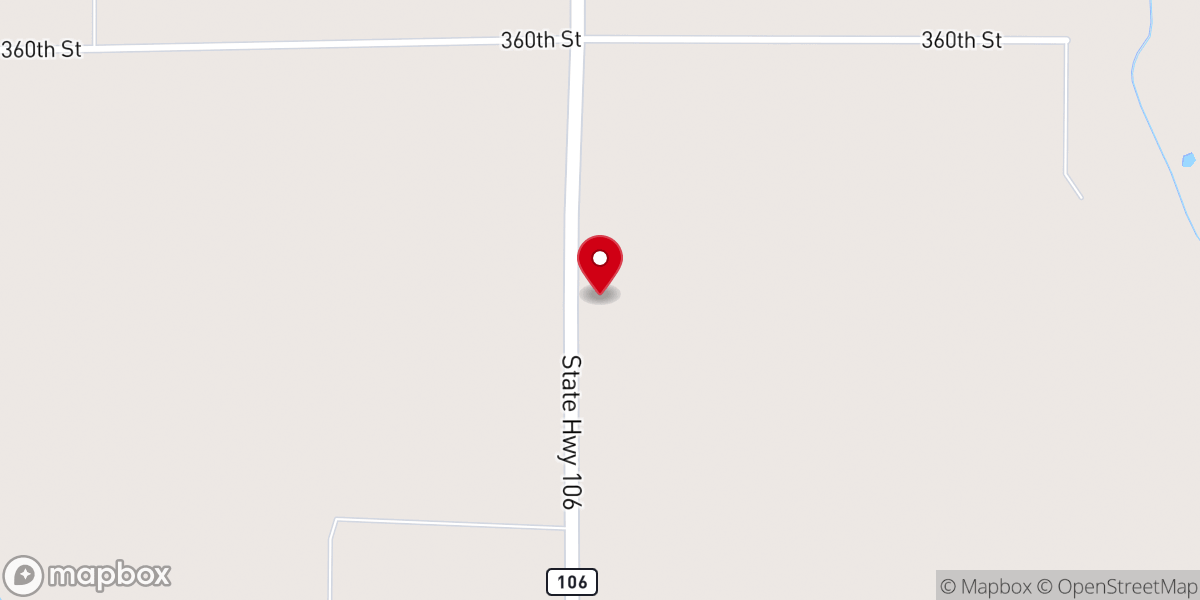 Map showing location of Old Apostolic Lutheran Church of New York Mills