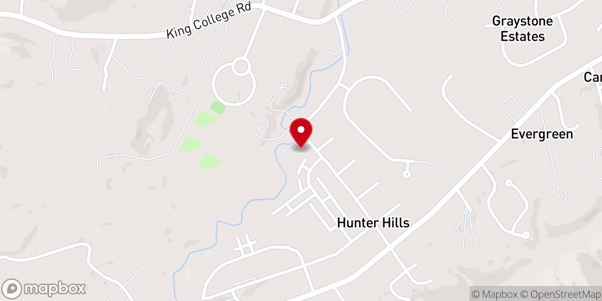 Map showing location of East Bristol Freewill Baptist Church