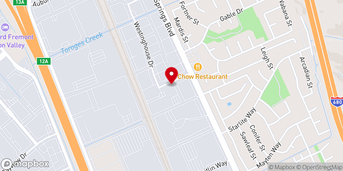 Map showing location of Convergence Church