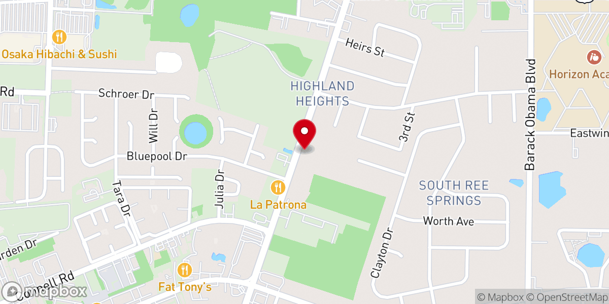 Map showing location of Christian Vision Inc