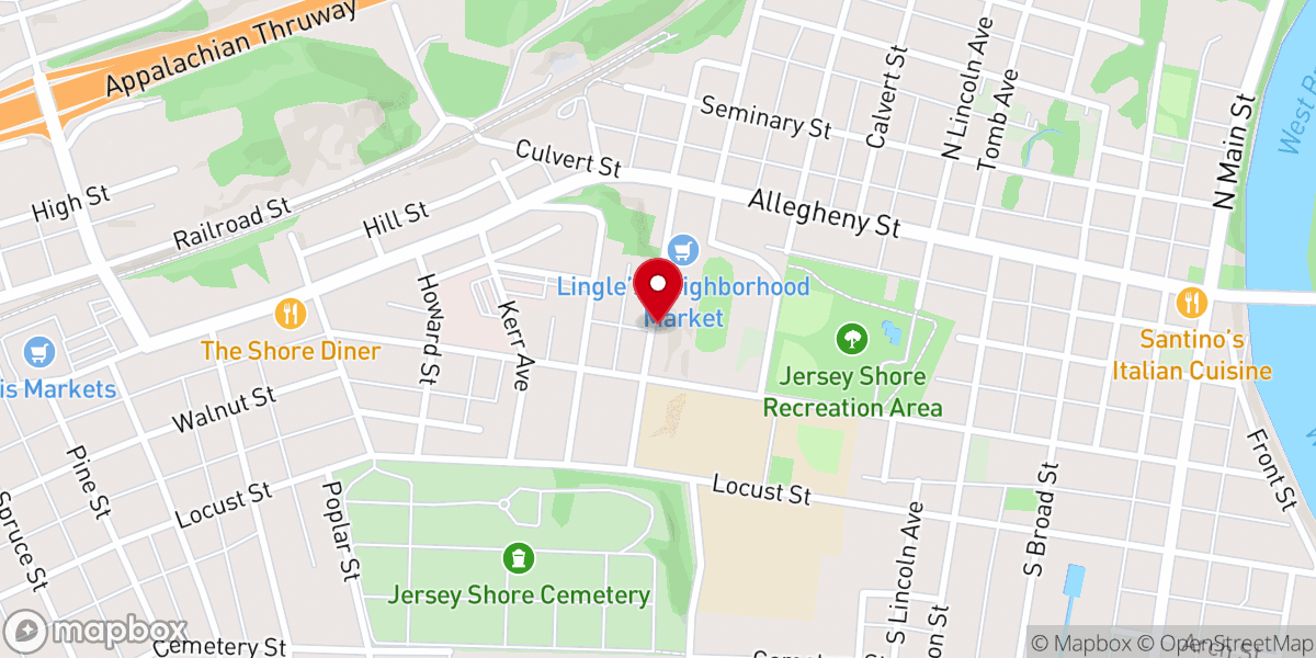 Map showing location of Wakefield Donald D