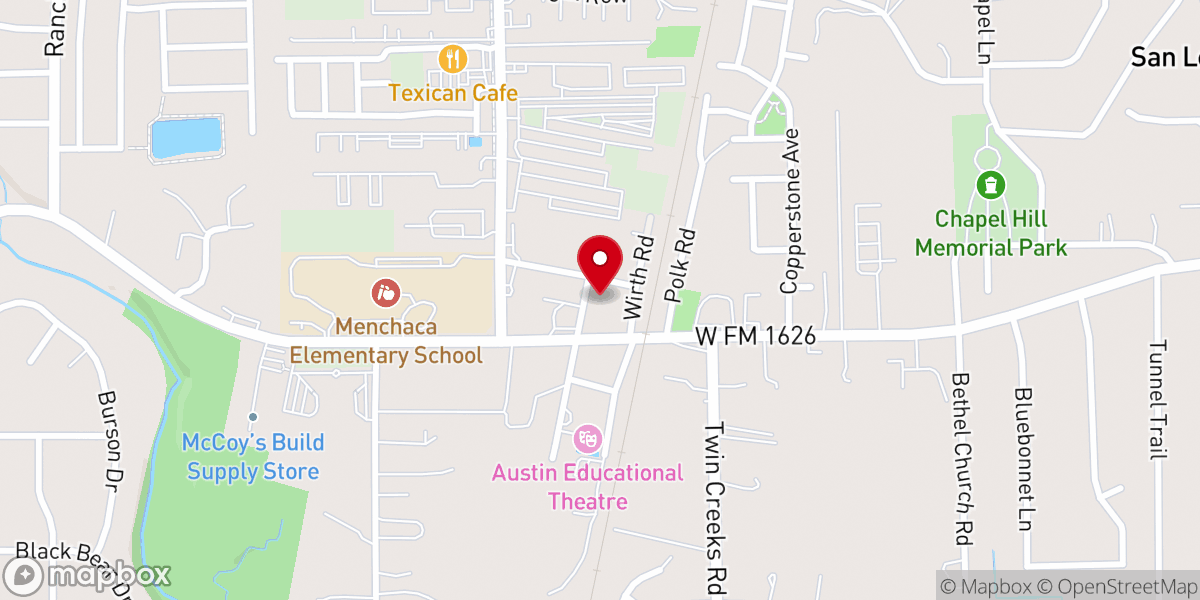 Map showing location of Mision Cristiana Maranatha