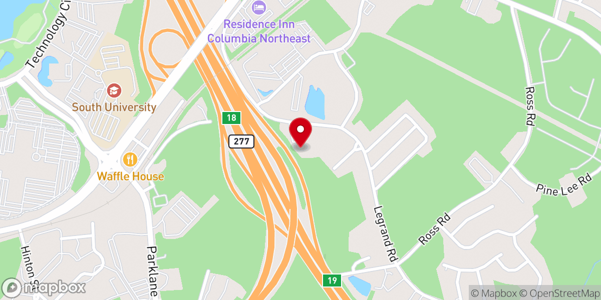 Map showing location of Columbia Presbyterian Mission