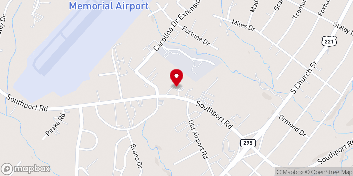 Map showing location of Southport Church