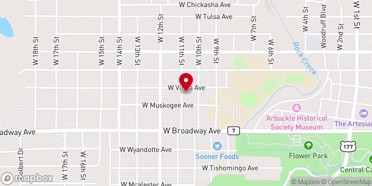 Map showing location of Expectation Church