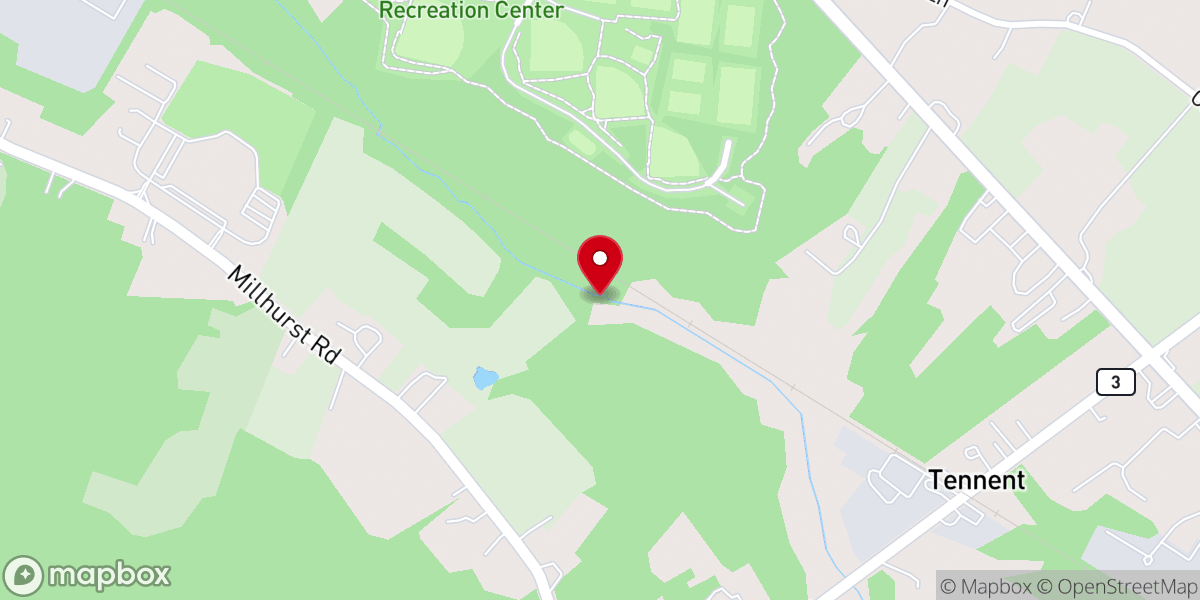 Map showing location of Grace Christian Church of Monmouth County