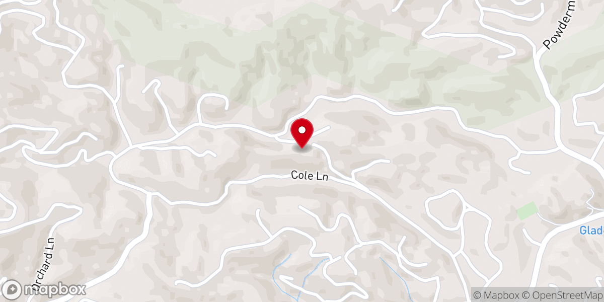 Map showing location of Gatlinburg Wedding Chapel at Honeymoon Hills