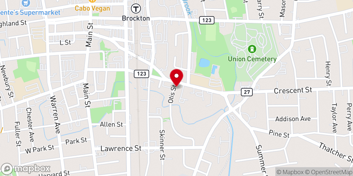 Map showing location of Iglesia Pentecostal Huellas de Cristo
