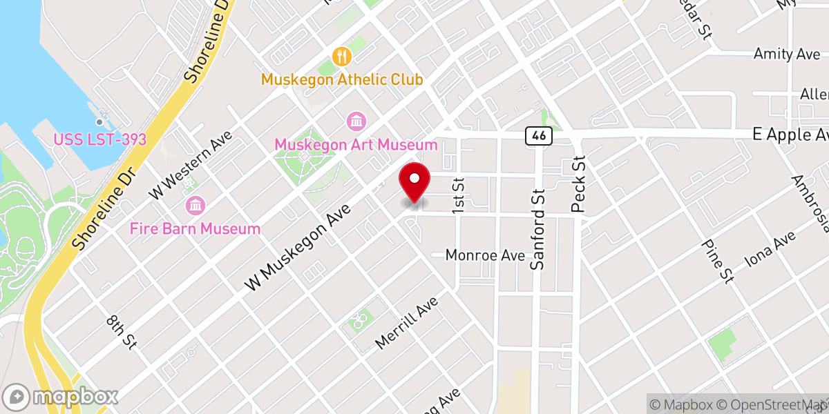 Map showing location of Fresh Anointing COGIC