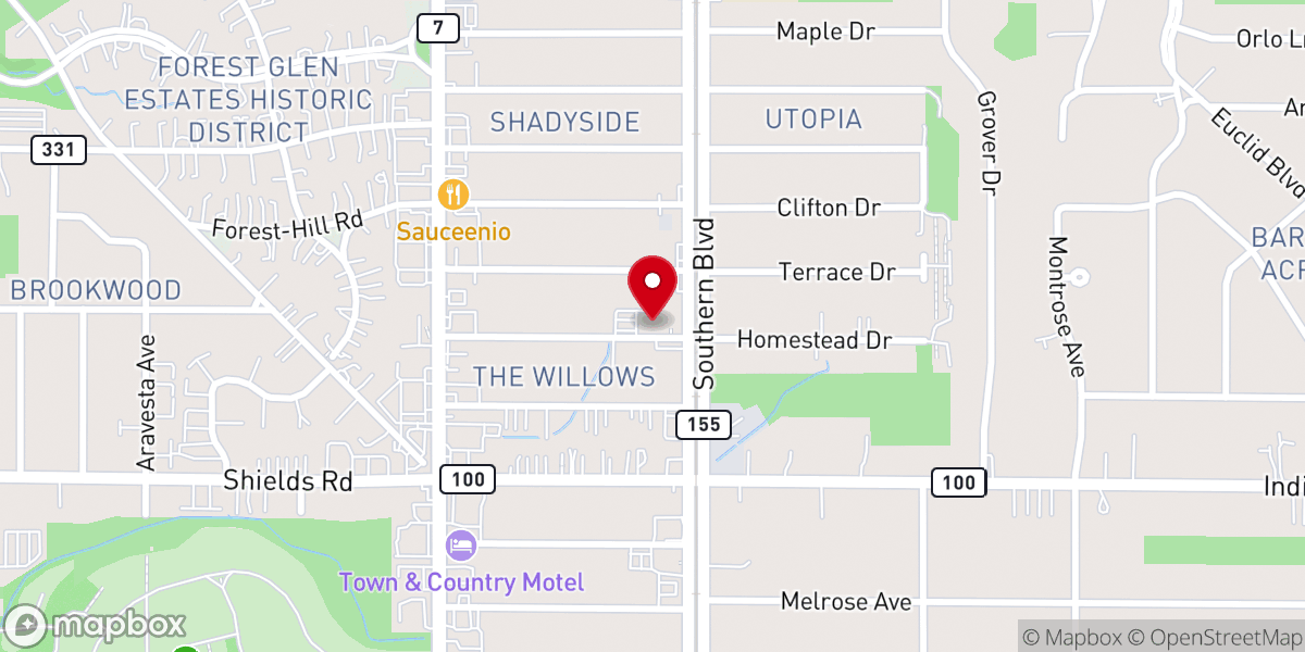 Map showing location of Good Hope Lutheran Church NALC