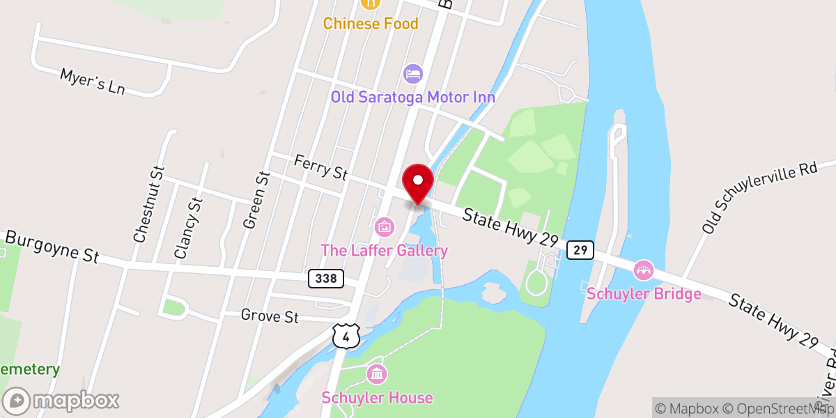Map showing location of Bound by Fate Brewing Taproom