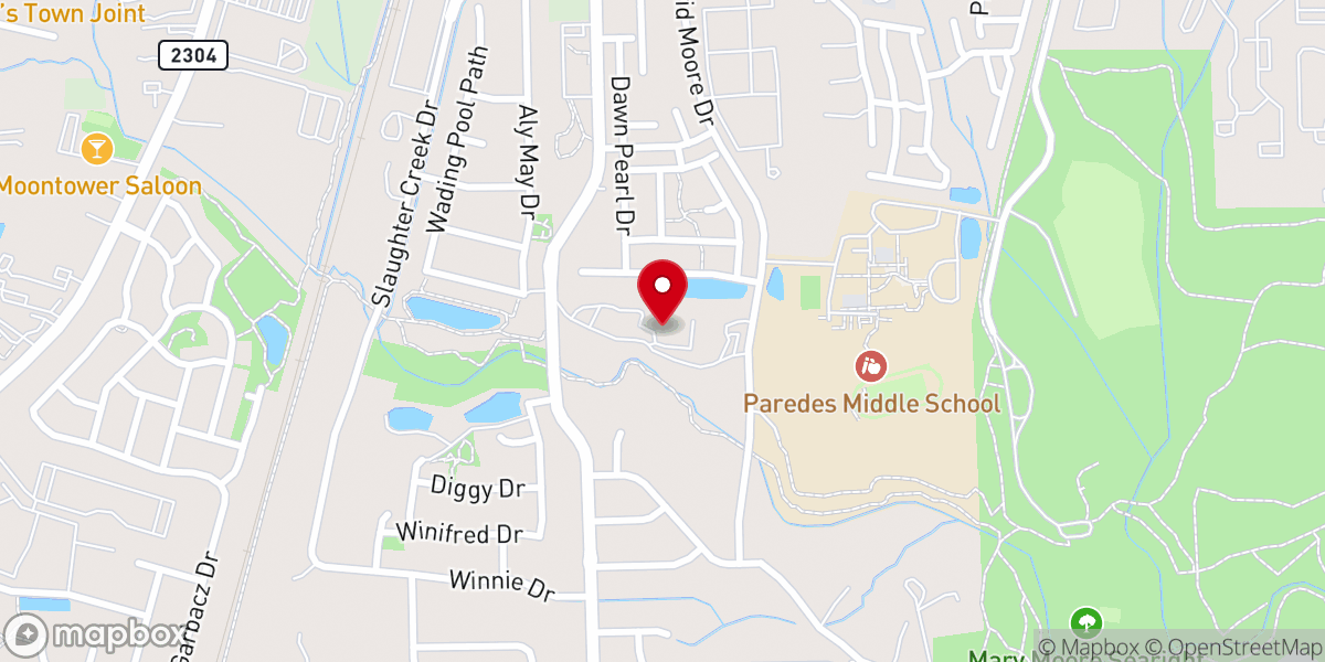 Map showing location of St. Paul Catholic Church