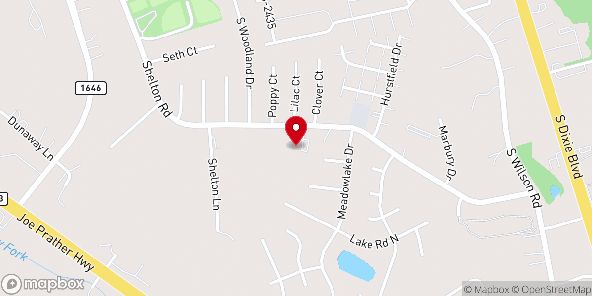 Map showing location of Fellowship Community Full Gospel Church