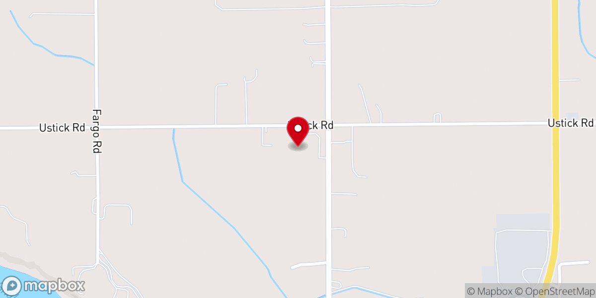Map showing location of Mountain View Church of the Nazarene